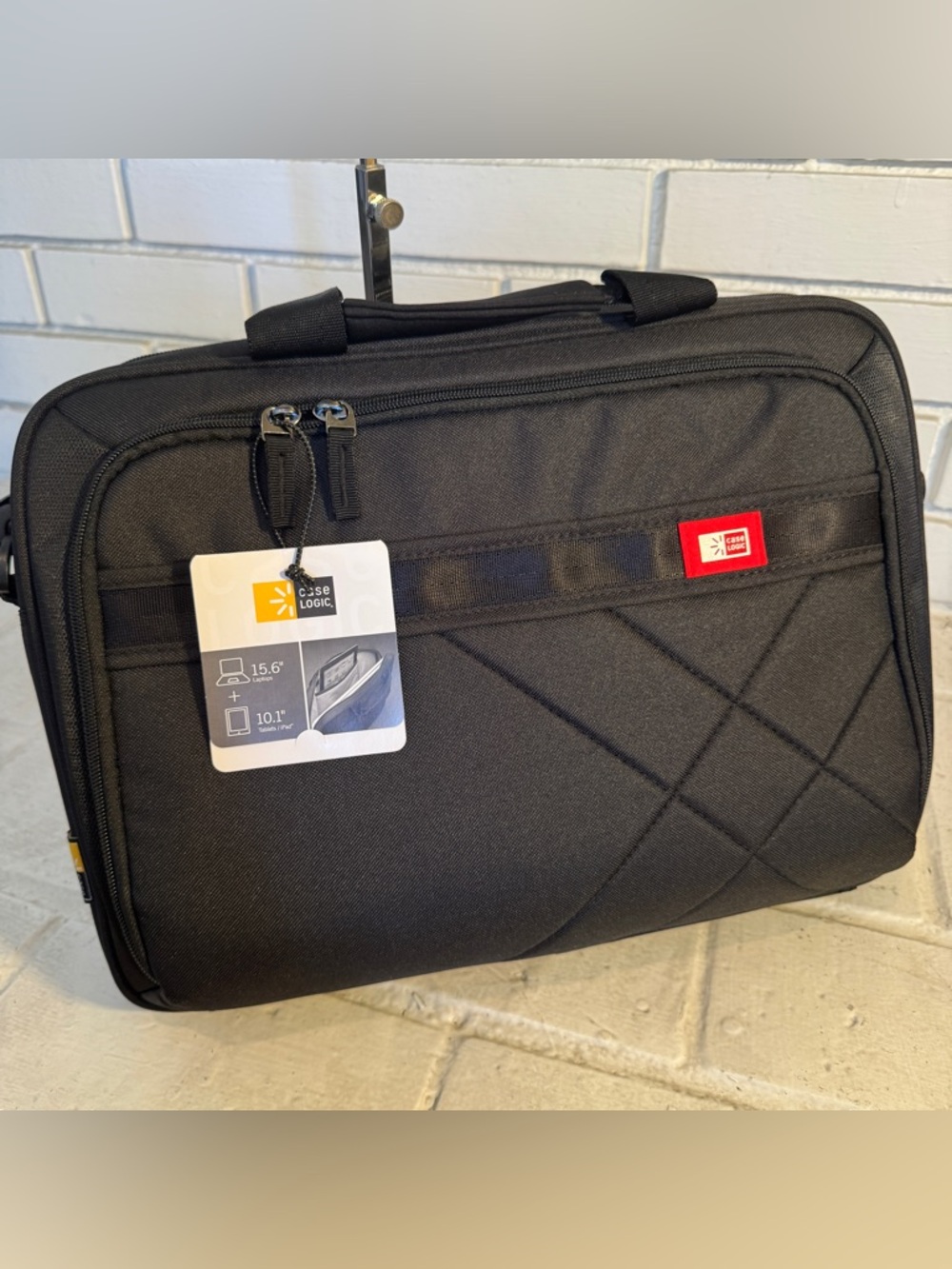 Case Logic 15.6" Laptop & 10.1" Tablet Briefcase - Black (DLC-115)